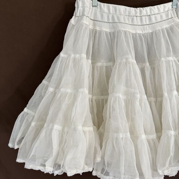 Vintage Fantasia Petticoat Square Dance Fluffy Puffy Short Length Crinoline - Picture 2 of 5